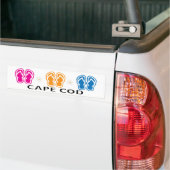 Kaapkabeljauw-Teenslippers Bumpersticker (Op Truck)