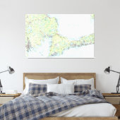 Kaapkabeljauwkaart (1986) canvas afdruk (Insitu (Slaapkamer))