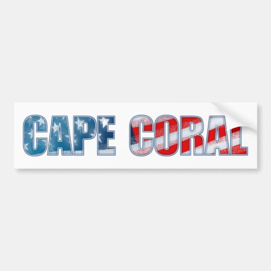 Kaapkoraal Bumpersticker (Voorkant)