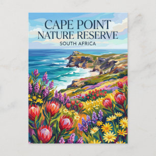 Kaappunt-natuurreservaat Zuid-Afrika Briefkaart
