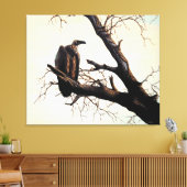 Kaapse gier "Sentinel" Canvas Afdruk (Insitu (Woonkamer))