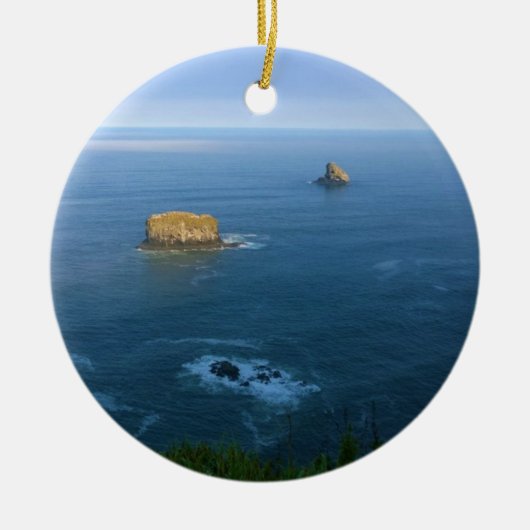 Kaapse kaas, oregonkust keramisch ornament (Voorkant)