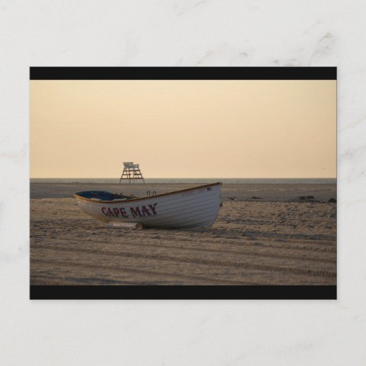 Kaapse reddingsboot briefkaart (Voorkant)