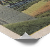 Kaapskabeljauw, MassachusettsView of Bourne Bridge Poster (Hoek)