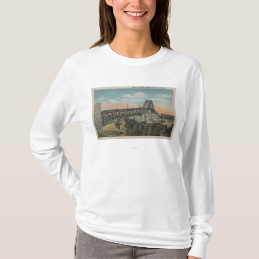 Kaapskabeljauw, MassachusettsView of Bourne Bridge T-shirt (Voorkant)