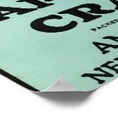 Kaapskabeljauw Mistletoe Brand Cranberry Label Poster (Hoek)