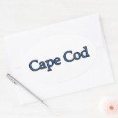 Kaapskabeljauw Ovale Sticker (Envelop)