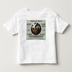 Kaapskabeljauw Pheasant Brand Cranberry Label Kinder Shirts