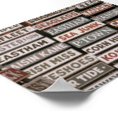 Kaapskabelplaatsen Poster (Hoek)