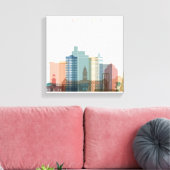 Kaapstad, Afrika | City Skyline Canvas Afdruk (Insitu (Woonkamer))