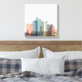 Kaapstad, Afrika | City Skyline Canvas Afdruk (Insitu (Slaapkamer))