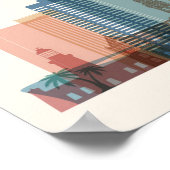 Kaapstad, Afrika | City Skyline Poster (Hoek)