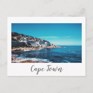 Kaapstad Bantry Bay Stad Oceaanschouw Landschap Briefkaart