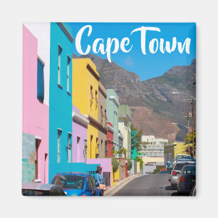 Kaapstad Bo-Kaap Cityscape South Africa Magnet Magneet