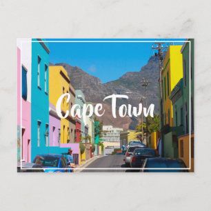 Kaapstad Bo-Kaap Cityscape Zuid-Afrika Briefkaart