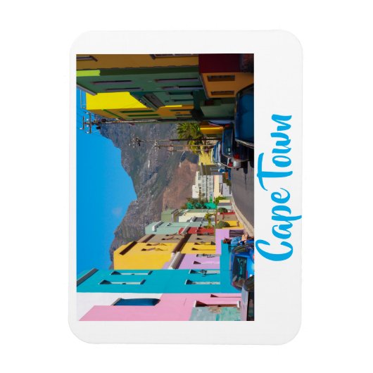 Kaapstad Bo-Kaap Cityscape Zuid-Afrika Magneet (Verticaal)