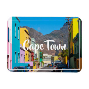 Kaapstad Bo-Kaap stadsgezicht Zuid-Afrika Magneet