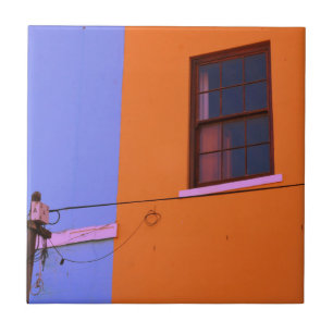 Kaapstad Bo-Kaap Zuid-Afrika Cityscape Tegeltje