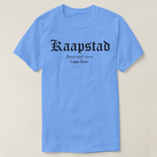 Kaapstad Cape Town 1 T-shirt (Design voorkant)
