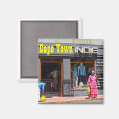 Kaapstad Cityscape Architecture Zuid-Afrika Magneet (Voorkant / Achterkant)