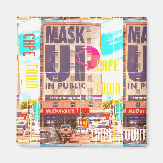 Kaapstad Cityscape Architecture Zuid-Afrika Magneet (Voorkant)