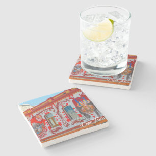 Kaapstad Cityscape Architecture Zuid-Afrika Stenen Onderzetter