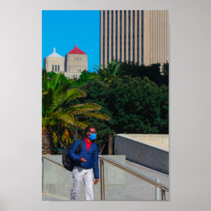 Kaapstad Cityscape City Uitzicht ZA Zuid-Afrika Poster