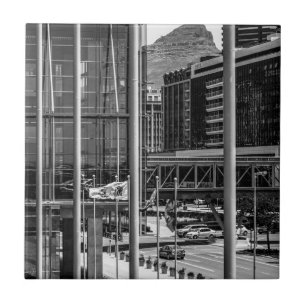 Kaapstad Cityscape Lion's hoofd Zuid-Afrika Tegeltje