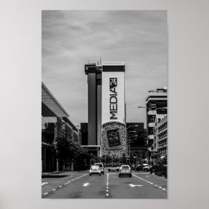 Kaapstad Cityscape Street Zuid-Afrika Poster