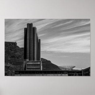 Kaapstad Cityscape Table Mountain Zuid-Afrika Poster