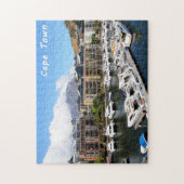 Kaapstad Harbour en Tafelberg Legpuzzel (Verticaal)