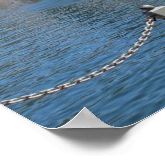 Kaapstad Harbour en Tafelberg Poster (Hoek)