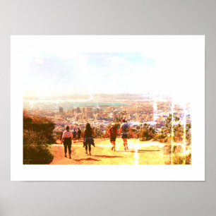 Kaapstad Lion's Poster van Harbour Hikers