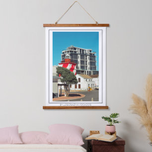 Kaapstad Mouille Point-vuurtoren Zuid-Afrika Hangend Wandkleed