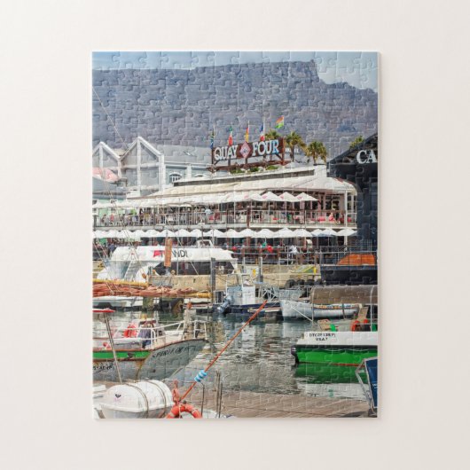 Kaapstad Tafelberg Cityscape Waterfront Legpuzzel (Verticaal)
