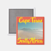 Kaapstad Tafelberg Uitzicht Magnet Magneet (Voorkant / Achterkant)