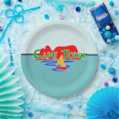 Kaapstad Tafelberg Zuid-Afrika Papieren Bordje (Feest)