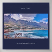 Kaapstad Tafelgebergte Poster Uitzicht (Voorkant)