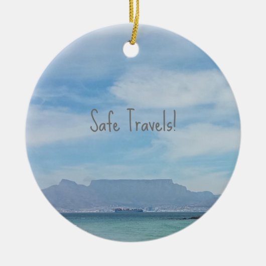 Kaapstad Veilige reizen Keramisch Ornament (Voorkant)