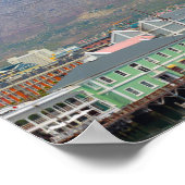 Kaapstad Waterfront Area Zuid-Afrika Poster (Hoek)