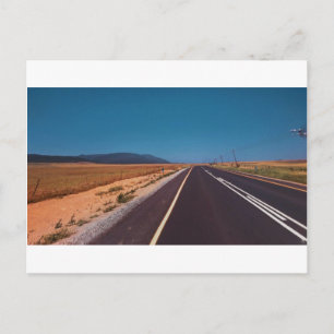 Kaapstad Weg Landschap Briefkaart