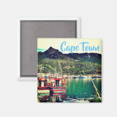 Kaapstad ZA Zuid-Afrika Harbour Magnet Magneet (Voorkant / Achterkant)