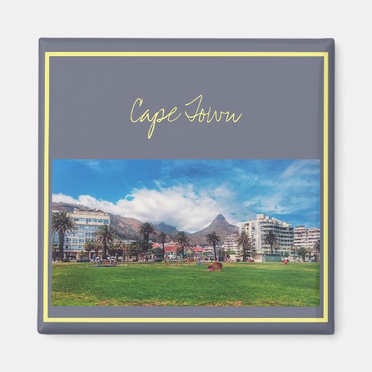 Kaapstad ZA Zuid-Afrika Leeuwenkopmagneet Magneet (Voorkant)