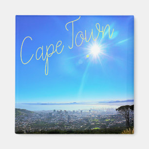 Kaapstad ZA Zuid-Afrika Oceaan Panorama Magnet Magneet