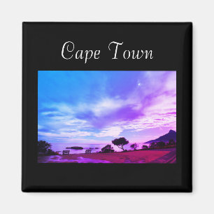 Kaapstad ZA Zuid-Afrika Oceaan Panorama Magnet Magneet