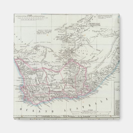 Kaapstad, Zuid-Afrika 2 Magneet (Voorkant)