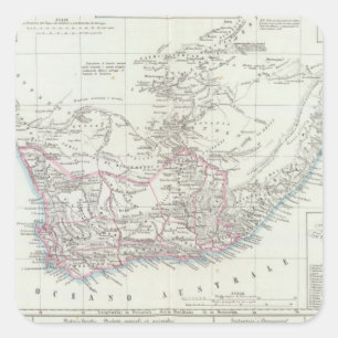 Kaapstad, Zuid-Afrika 2 Vierkante Sticker
