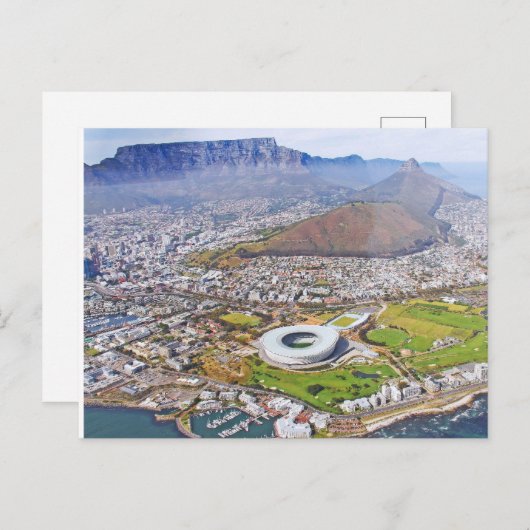 Kaapstad Zuid-Afrika Briefkaart (Voorkant / Achterkant)