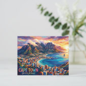 Kaapstad Zuid-Afrika Briefkaart (Staand voorkant)