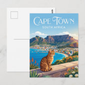 Kaapstad Zuid-Afrika Briefkaart (Voorkant / Achterkant)